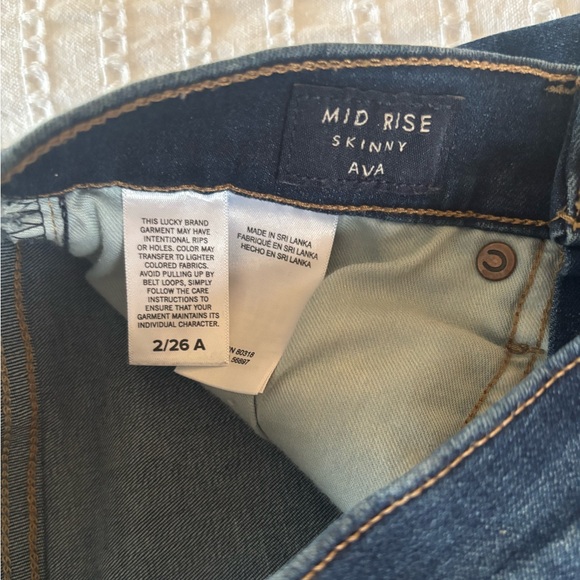 Lucky Brand Dark Blue Women's Skinny Ava Jeans 2/26 - Picture 5 of 8